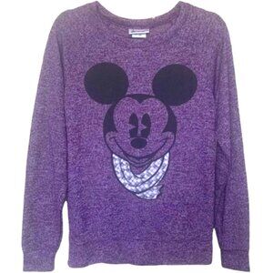 Disney Mickey Mouse Purple Sweater